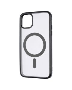 Чехол-накладка для iPhone 11 Clear Color MagSafe Case Черный (Black)