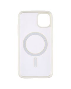 Чохол накладка для iPhone 11 Clear Color MagSafe Case Біла (White)