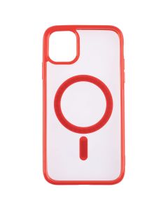 Чохол накладка для iPhone 11 Clear Color MagSafe Case Червона (Red)