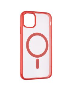 Чохол накладка для iPhone 11 Clear Color MagSafe Case Червона (Red)