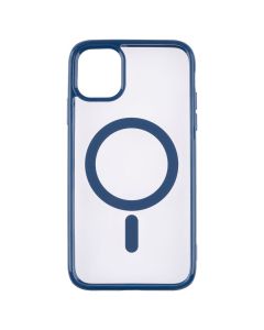 Чохол накладка для iPhone 11 Clear Color MagSafe Case Синя (Blue)