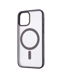 Чехол накладка для iPhone 12/12 Pro Clear Color MagSafe Case Фиолетовый (Темно-фиолетовый)