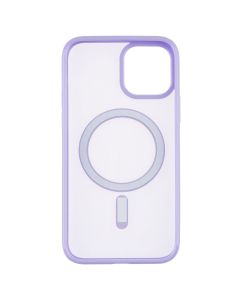 Чехол-накладка для iPhone 12/12 Pro Clear Color MagSafe Case Фиолетовый (Elegant Purple)