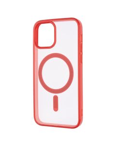 Чохол накладка для iPhone 12/12 Pro Clear Color MagSafe Case Червона (Red)