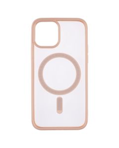 Чохол накладка для iPhone 12/12 Pro Clear Color MagSafe Case Рожева (Pink)