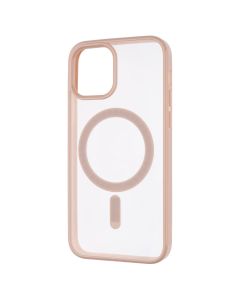 Чохол накладка для iPhone 12/12 Pro Clear Color MagSafe Case Рожева (Pink)