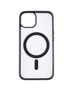 Чехол-накладка для iPhone 12 Clear Color MagSafe Case Черный (Black)