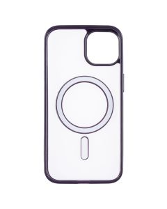 Чехол-накладка для iPhone 13 Clear Color MagSafe Case Фиолетовый (темно-фиолетовый)
