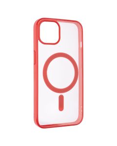 Чехол-накладка для iPhone 13 Clear Color MagSafe Case Красный (Red)