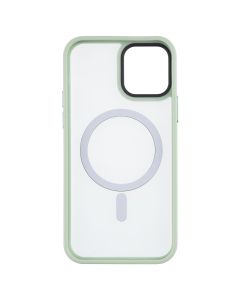 Чохол накладка для iPhone 12/12 Pro WAVE Matte Insane MagSafe Зелена (Mint)