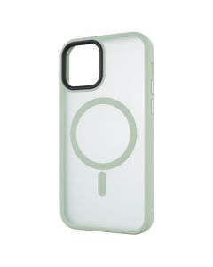 Чохол накладка для iPhone 12/12 Pro WAVE Matte Insane MagSafe Зелена (Mint)