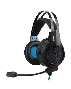 Навушники накладні Hoco W102 Cool Чорні Сині (Black Blue)