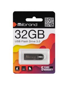 USB флеш-накопитель Mibrand Gen1 Eagle (USB 3.2) 32 Гб Серый (Grey)