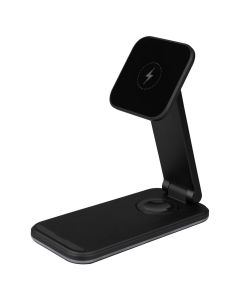 Зарядний пристрій бездротовий Proove Energy Fold 3in1 Чорний (Black)