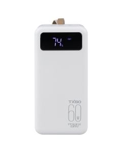 PowerBank 60000 mAh PowerWay TX60 Білий (White)
