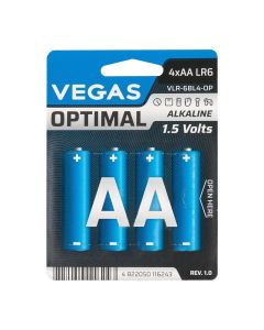 Батарейка AA/LR6 Vegas Optimal Alkaline 1шт
