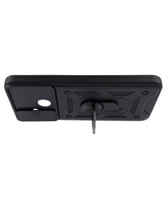 Чохол накладка для Xiaomi Redmi 12C Camshield Serge Ring Чорна (Black)