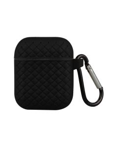 Чохол для навушників AirPods Pro Fabric Pattern Чорний (Black)