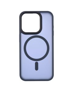 Чохол накладка для iPhone 15 Pro WAVE Matte Insane MagSafe Синя (Midnight Blue)