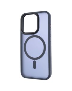 Чохол накладка для iPhone 15 Pro WAVE Matte Insane MagSafe Синя (Midnight Blue)