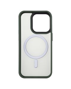 Чохол накладка для iPhone 15 Pro WAVE Matte Insane MagSafe Зелена (Green)