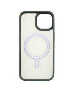 Чохол накладка для iPhone 15 WAVE Matte Insane MagSafe Зелена (Green)