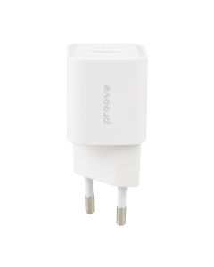 Зарядний пристрій Proove Silicone Power Plus 20W (USB-C + USB) Білий (White)