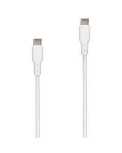 USB кабель Glasscove Flex 2.4A 1м Type-C to Lightning Білий (White)