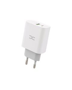 Зарядний пристрій DC CA-F17 PD20W + QC3.0 Fast Charger Білий (White)