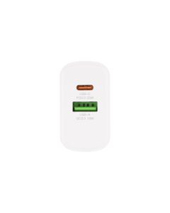 Зарядний пристрій DC CA-F17 PD20W + QC3.0 Fast Charger Білий (White)