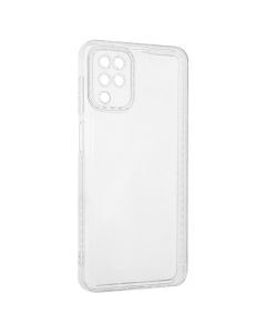 Чехол-накладка для Samsung A12/M12 TPU Starfall Прозрачный (Прозрачный)