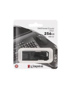 USB Флеш Kingston Data Traveler Exodia Onyx (USB 3.2) 256Gb Чорна (Black)
