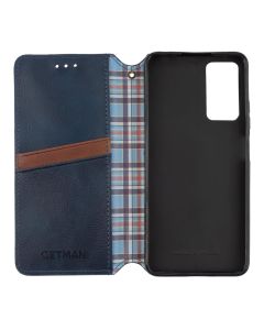 Чехол кейс для Xiaomi Redmi Note 11 Pro/12 Pro GETMAN Cubicl Синий (Blue)