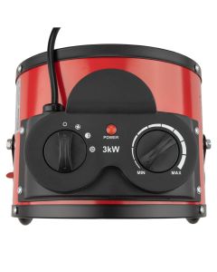 Теплова гармата Grunhelm РТС-3000R Чорна Червона (Black Red)