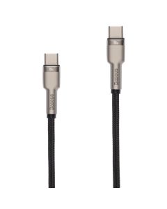 USB кабель Baseus Cafule Metal Type-C to Type-C 100W 2м Чорний (Black)