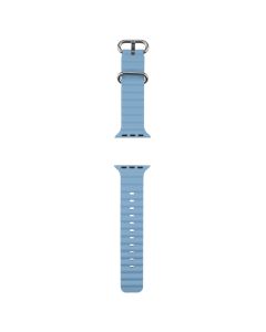 Ремінець для годинника Apple Watch Gear4 38/40/41 мм Синій Білий (Mist Blue White)