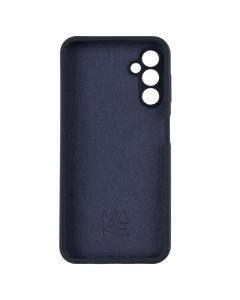 Чехол накладка для Samsung A14 Silicone MakeFuture Черный (Black)