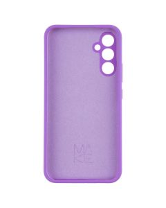 Чохол накладка для Samsung A34 Silicone MakeFuture Фіолетова (Violet)