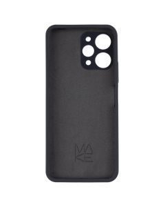 Чехол-накладка для Xiaomi Redmi 12 Silicone MakeFuture Черный (Black)