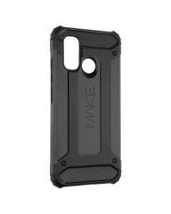 Чехол накладка для Xiaomi Redmi 12C Panzer MakeFuture Черный (Black)