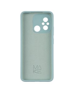 Чехол накладка для Xiaomi Redmi 12C Silicone MakeFuture Зеленый (Мятный)