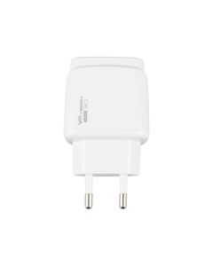 Зарядное устройство Veron VR-C12C 12W (2USB) 2.4A + кабель Micro-USB Белый (White)