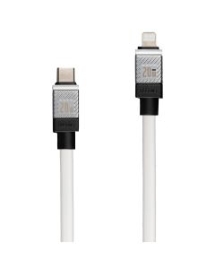 USB кабель Baseus CoolPlay Series 20W 1м Type-C to Lightning Білий (White)