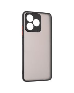 Чехол накладка для Realme C53 Avenger Matte Черный (Black)