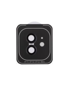 Захисне скло на камеру iPhone 11/12/12 Mini ACHILLES Чорне (Black)