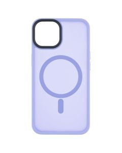 Чохол накладка для iPhone 13 Metal Buttons MagSafe Colorful Фіолетова (Purple)