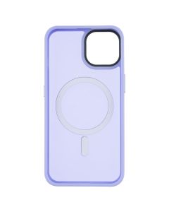 Чохол накладка для iPhone 13 Metal Buttons MagSafe Colorful Фіолетова (Purple)
