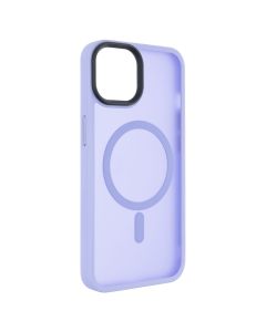 Чохол накладка для iPhone 13 Metal Buttons MagSafe Colorful Фіолетова (Purple)