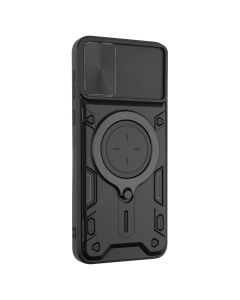 Чехол накладка для Motorola E13 RingShield Черный (Black)