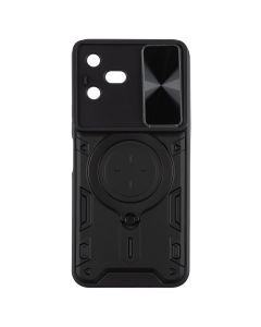 Чехол накладка для TECNO POVA NEO 3 RingShield Черный (Black)